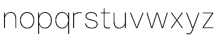 PPMonument Thin Instance Font LOWERCASE