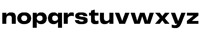 PPMonument WideBlack Instance Font LOWERCASE