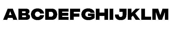 PPMonument WideHeavy Instance Font UPPERCASE