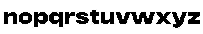 PPMonument WideHeavy Instance Font LOWERCASE