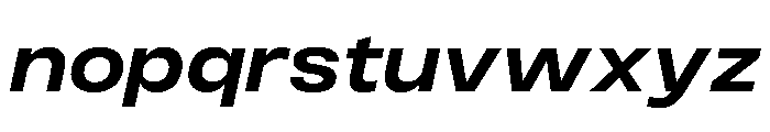 PPMonument WideItalicBold Instance 6d76a20a Font LOWERCASE