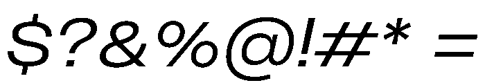 PPMonument WideItalicBook Instance Font OTHER CHARS