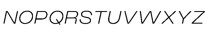 PPMonument WideItalicLight Instance 3c6bf924 Font UPPERCASE