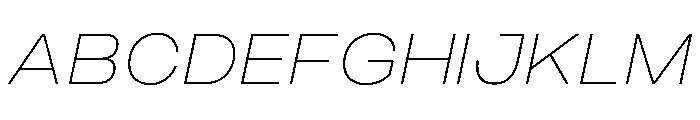 PPMonument WideItalicThin Instance F46816d2 Font UPPERCASE