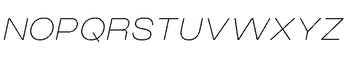PPMonument WideItalicThin Instance F46816d2 Font UPPERCASE