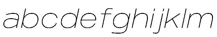PPMonument WideItalicThin Instance FONT