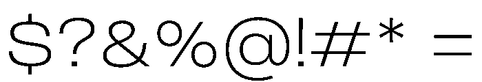 PPMonument WideLight Instance Font OTHER CHARS