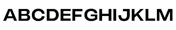 PPMonument WideSemibold Instance Font UPPERCASE