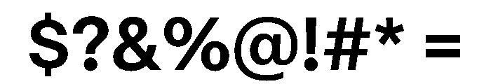 PPMori Bold Font OTHER CHARS