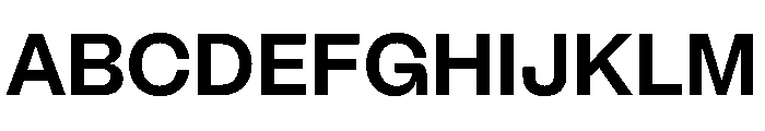PPMori Bold Font UPPERCASE