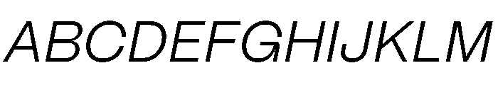 PPMori BookItalic Instance Font UPPERCASE
