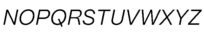 PPMori BookItalic Instance Font UPPERCASE