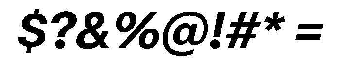 PPMori ExtraboldItalic Instance Font OTHER CHARS