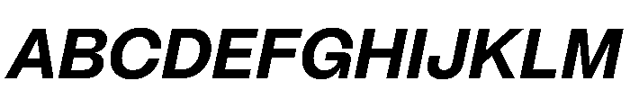 PPMori ExtraboldItalic Instance Font UPPERCASE