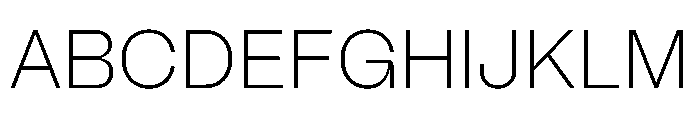 PPMori Extralight Instance Font UPPERCASE