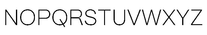 PPMori Extralight Instance Font UPPERCASE