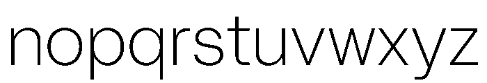 PPMori Extralight Instance Font LOWERCASE