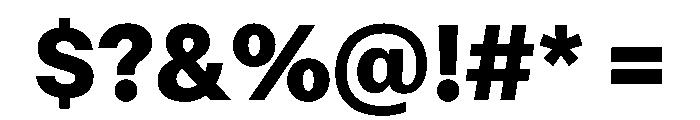 PPMori Heavy Font OTHER CHARS