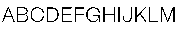 PPMori Light Font UPPERCASE