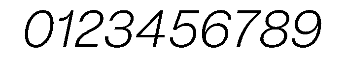 PPMori LightItalic Instance Font OTHER CHARS