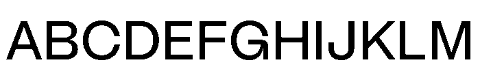 PPMori Medium Instance Font UPPERCASE