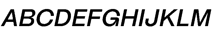 PPMori SemiboldItalic Instance Font UPPERCASE