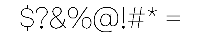 PPMori Thin Instance Font OTHER CHARS