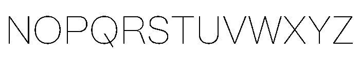 PPMori Thin Instance Font UPPERCASE