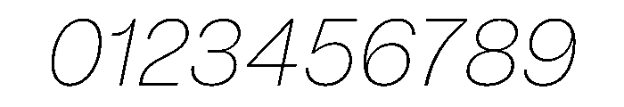 PPMori ThinItalic Instance Font OTHER CHARS