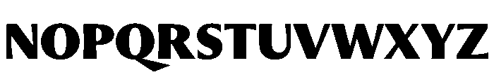 PPMuseum Black Instance Font UPPERCASE