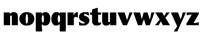 PPMuseum Black Instance Font LOWERCASE