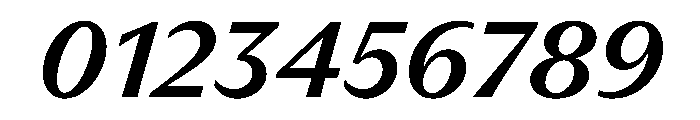 PPMuseum MediumItalic Font OTHER CHARS