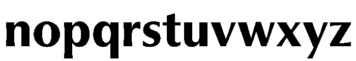 PPMuseum SemiBold Instance Font LOWERCASE
