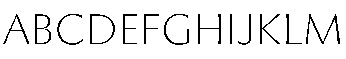 PPMuseum Thin Instance Font UPPERCASE