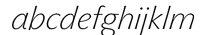 PPMuseum ThinItalic FONT