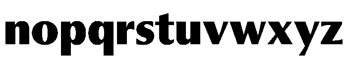 PPMuseum Ultrabold Instance Font LOWERCASE