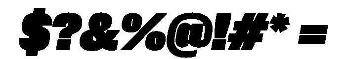 PPNeueCorp CompactBlackItalic Instance Font OTHER CHARS