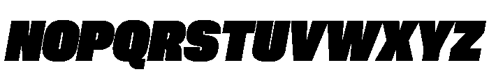 PPNeueCorp CompactBlackItalic Instance Font UPPERCASE