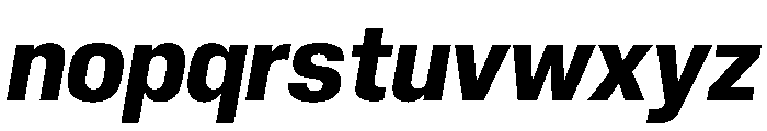 PPNeueCorp CompactBoldItalic Instance 63a5f121 Font LOWERCASE
