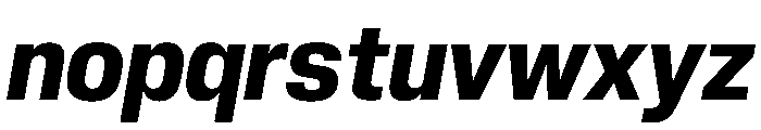PPNeueCorp CompactBoldItalic Instance Font LOWERCASE
