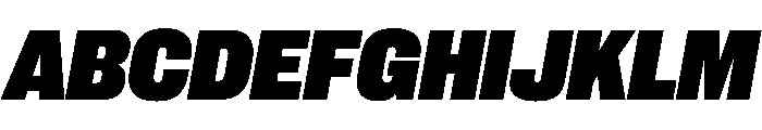 PPNeueCorp CompactHeavyItalic Instance Db81afaa Font UPPERCASE