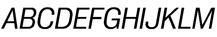 PPNeueCorp CompactRegularItalic Instance 70f2771e Font UPPERCASE