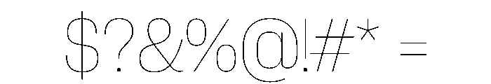 PPNeueCorp CompactThin Instance 00979ecd Font OTHER CHARS