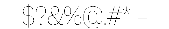 PPNeueCorp CompactThin Instance Font OTHER CHARS