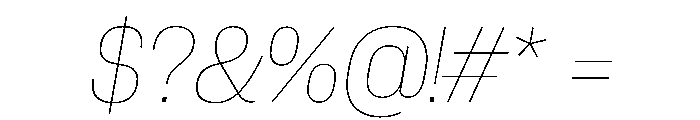 PPNeueCorp CompactThinItalic Instance 40fa76e5 Font OTHER CHARS