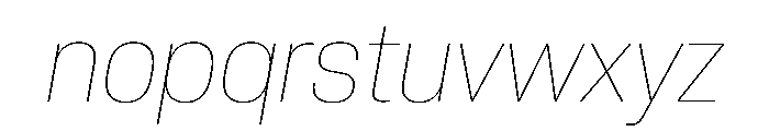 PPNeueCorp CompactThinItalic Instance Font LOWERCASE