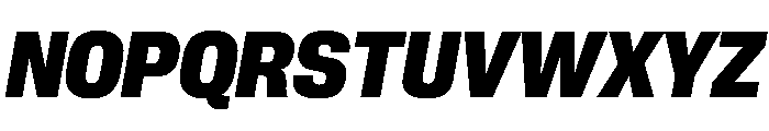 PPNeueCorp CompactUltraboldItalic Instance 09a6c813 Font UPPERCASE
