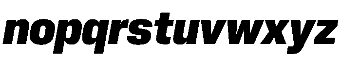 PPNeueCorp CompactUltraboldItalic Instance 09a6c813 Font LOWERCASE