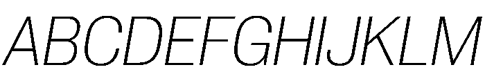 PPNeueCorp CompactUltralightItalic Instance Cde96c34 Font UPPERCASE