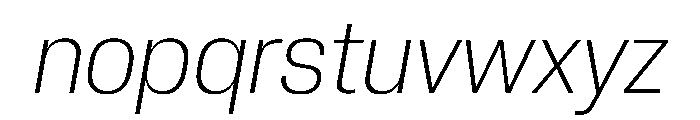 PPNeueCorp CompactUltralightItalic Instance Cde96c34 Font LOWERCASE